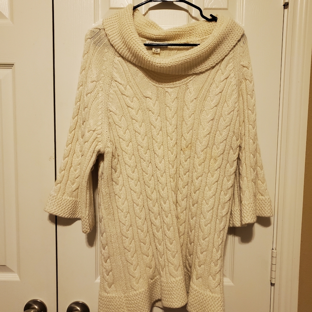 Coldwater Creek size XL White Sweater